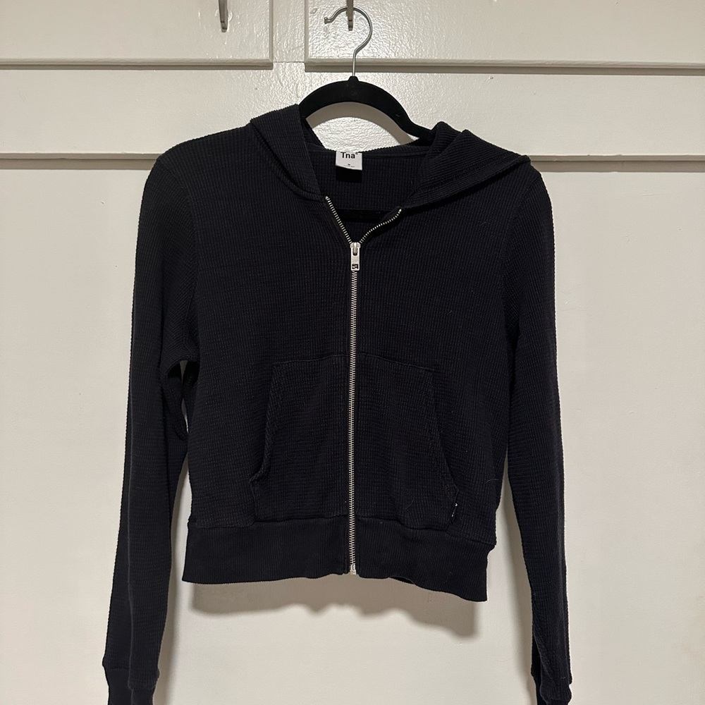 COPY - Aritzia TNA Waffle Zip Hoodie